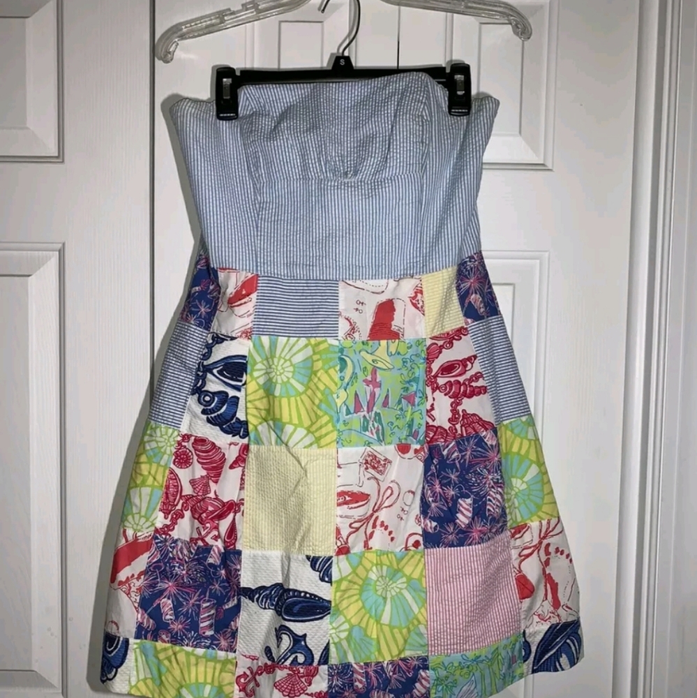 Lilly Pulitzer patchwork dress